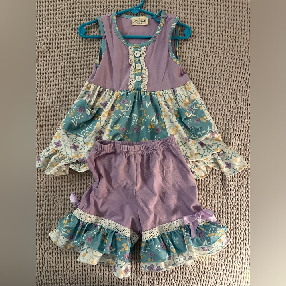 Maria Nicole ruffle set. 4t